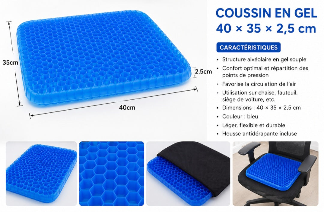Articles blog coussin en gel ARYN
