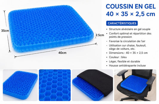 Articles blog coussin en gel ARYN