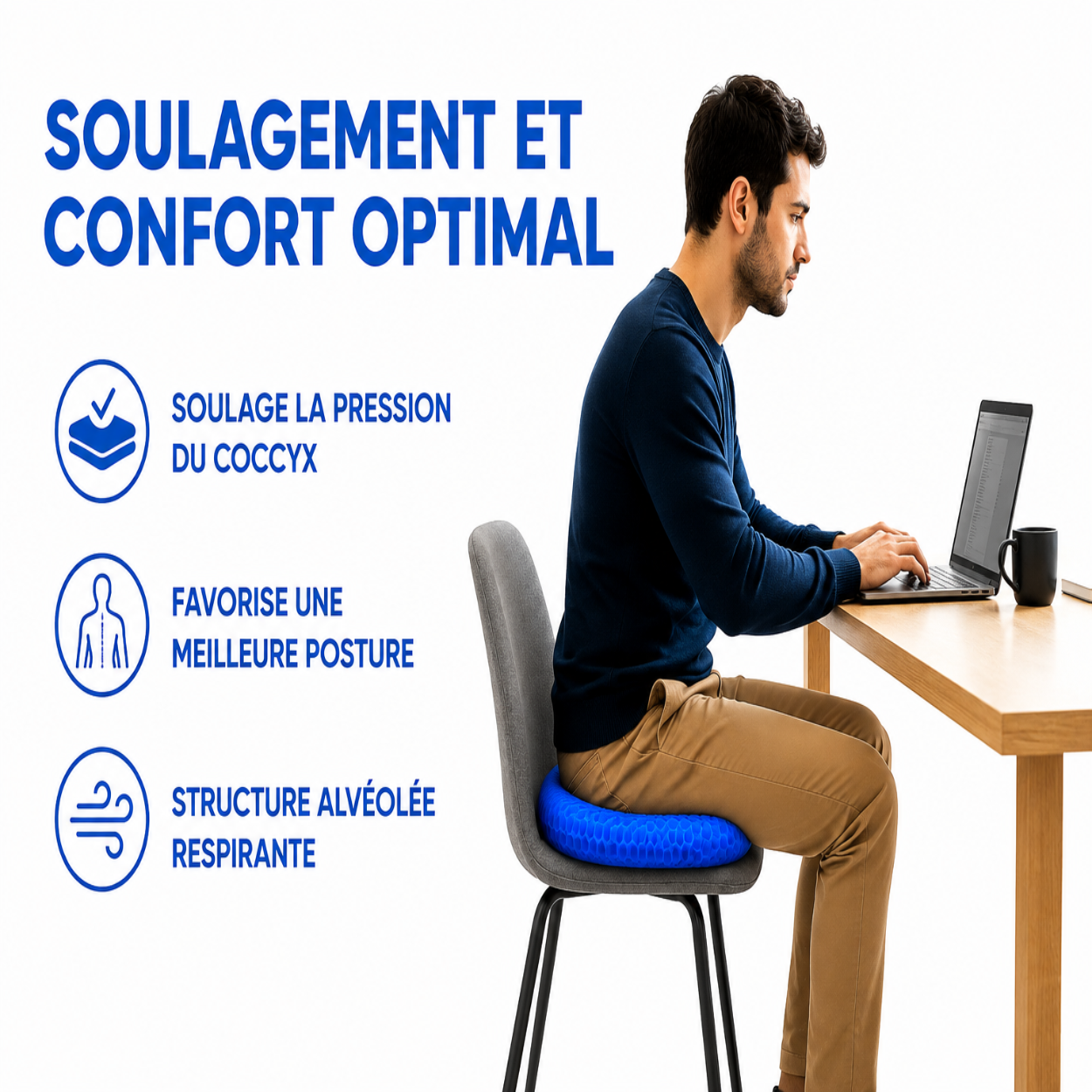 ARYN Coussin-en Gel